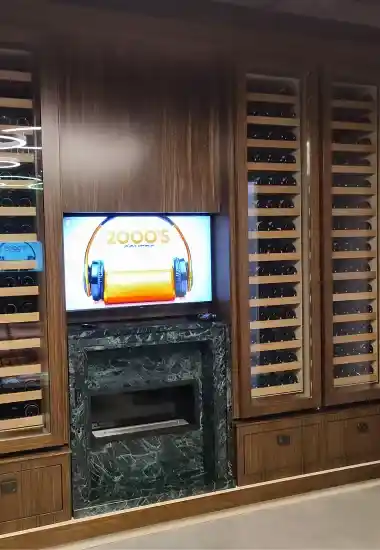 custom wine cabinet