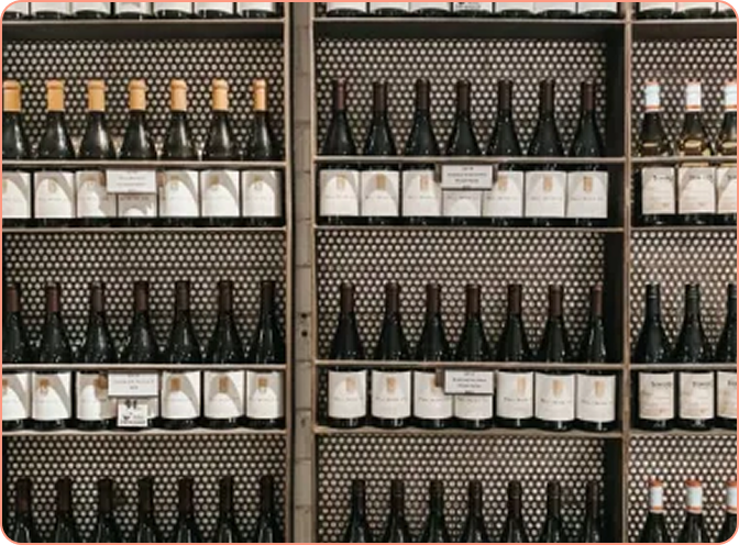 Vertical wine rack